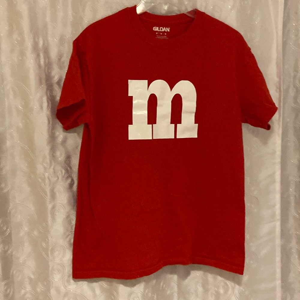 M&M’s Red Logo T-Shirt Adult Size Medium 💥